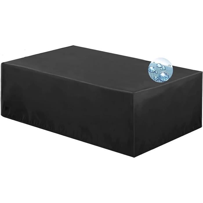 Housse Table De Jardin 86x86x36cm/LxWxH Rectangulaire Couverture De