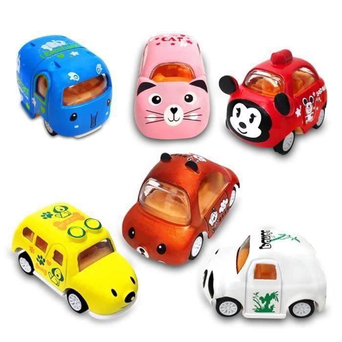 Voitures De Dessin Anime Jouets Educatifs Bebe Vehicule A Friction Miniature Mignon Camion Voiture En Alliage D Aluminium Cadeau Cdiscount Jeux Jouets
