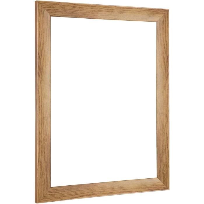 Rahmengalerie24 cadre A4 cadre or 21x29,7 cm bois verre acrylique sans  passe-partout cadre portrait cadre photo cadre ou cadre