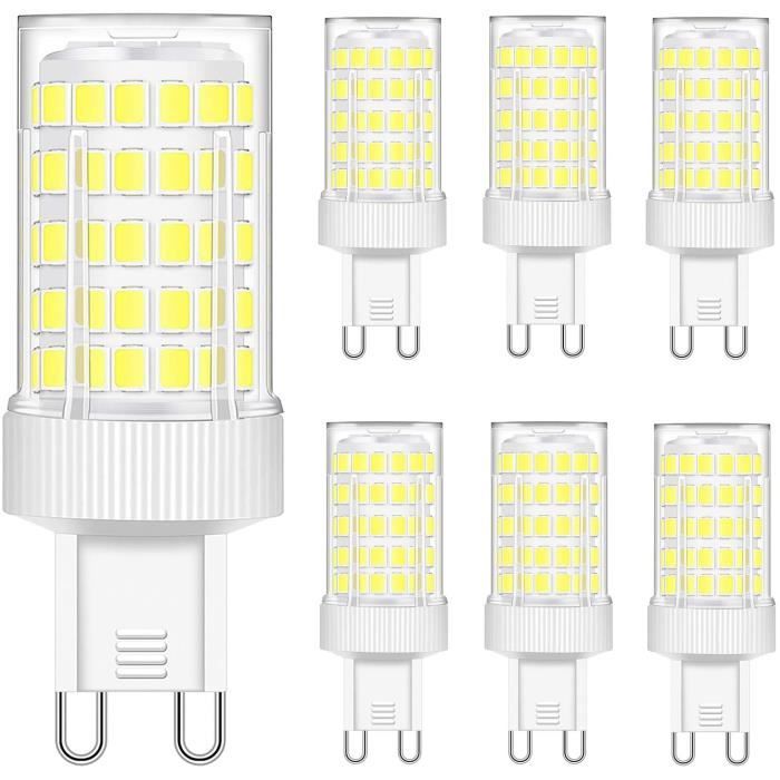 Ampoule G9 LED Blanc Froid, Eofiti 10W LED G9 6000K Equivalence  Incandescence 80W Lumière 900LM Lampe G9 LED AC 220V Lumineux 3 A566 -  Cdiscount Maison