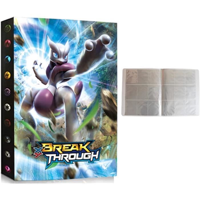 Album Compatible Avec Cartes Pokemon GX EX MEGA 324-PIKAQIU Classeur compatible avec cartes Pokemon Peut contenir 324 cartes Porte Album de cartes à collectionner