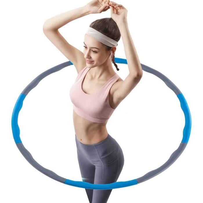 Cerceau Hula Hoop Pour Enfants - 8 Sections Amovibles, Plastique Coloré, Réglable - Pour Danse, Fitness, Jeu