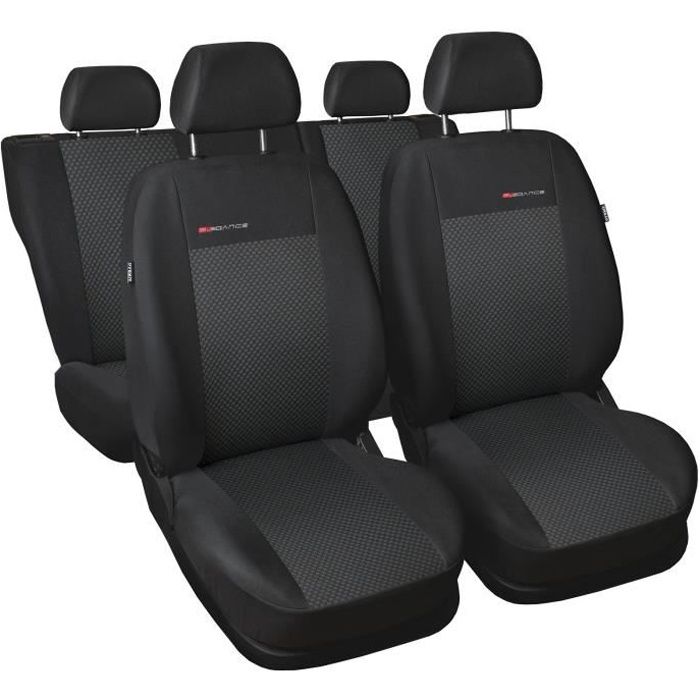 Housses de Protection Siège Auto Housses pour KIA CEE 'D Noir-Rouge v158888 sièges avant