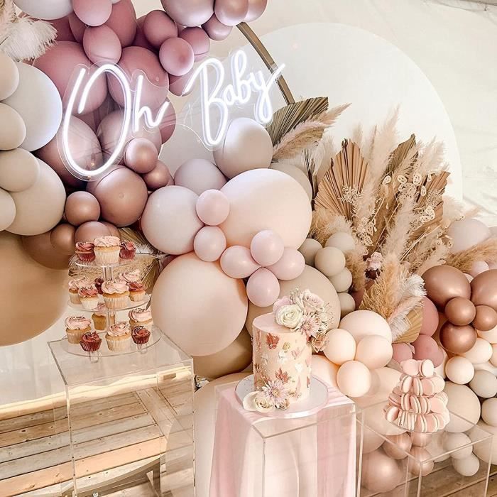 Kit Arche à Ballons O-Kinee Noir 40 Cm Pour Anniversaire Ou Mariage