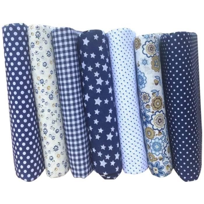 Lot De Coupons De Tissu Coton Patchwork 25x25cm, Motifs Fleuris, Pour Couture Et Scrapbooking
