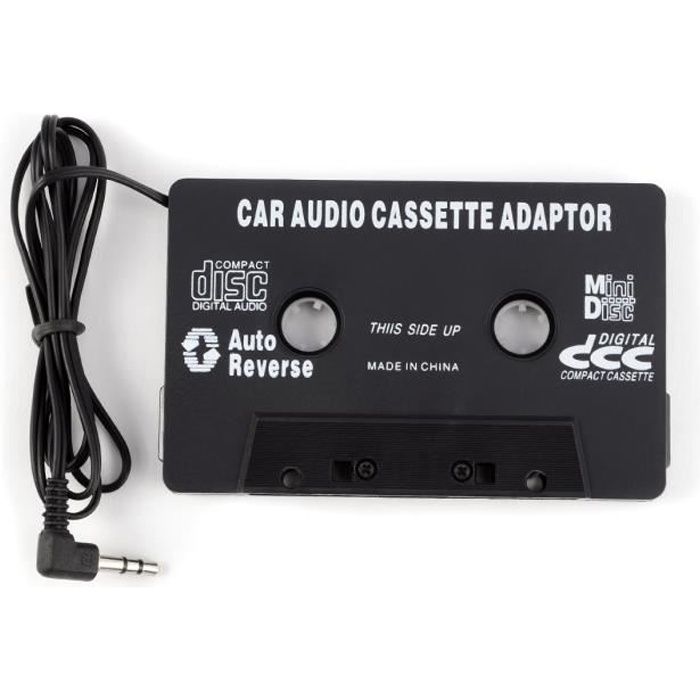 Cassette audio de voiture à l'adaptateur auxiliaire 3,5 mm câble
