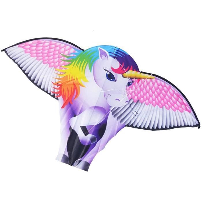 Cerf-volant Dynamique Canne à Pêche – Longueur 50 Cm, Ailes 20x12 Cm – Jouet Volant Léger Pour Jardin, Parc – Cadeau Famille