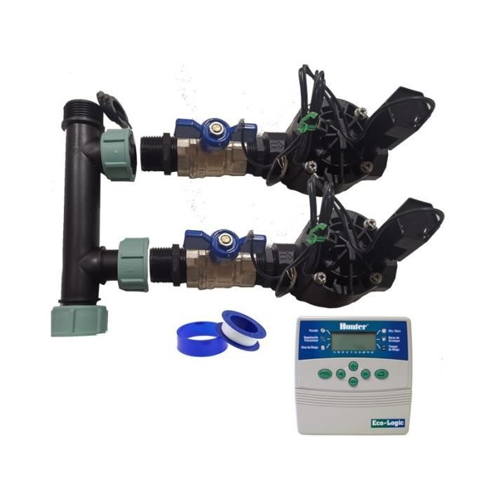 Système Arrosage Automatique Suinga 3 Zones - Programmateur + électrovannes Rain Bird 24V - Pour Jardin