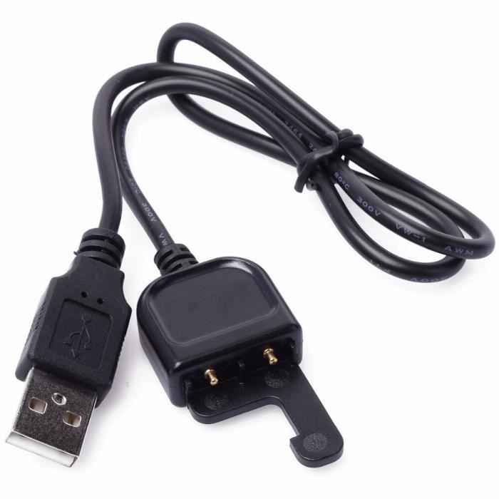 Câble photo,Câble de chargement pour télécommande GOPRO Hero 3 3 + 4, USB, WiFi, haute qualité, noir- 1m[E9555270]