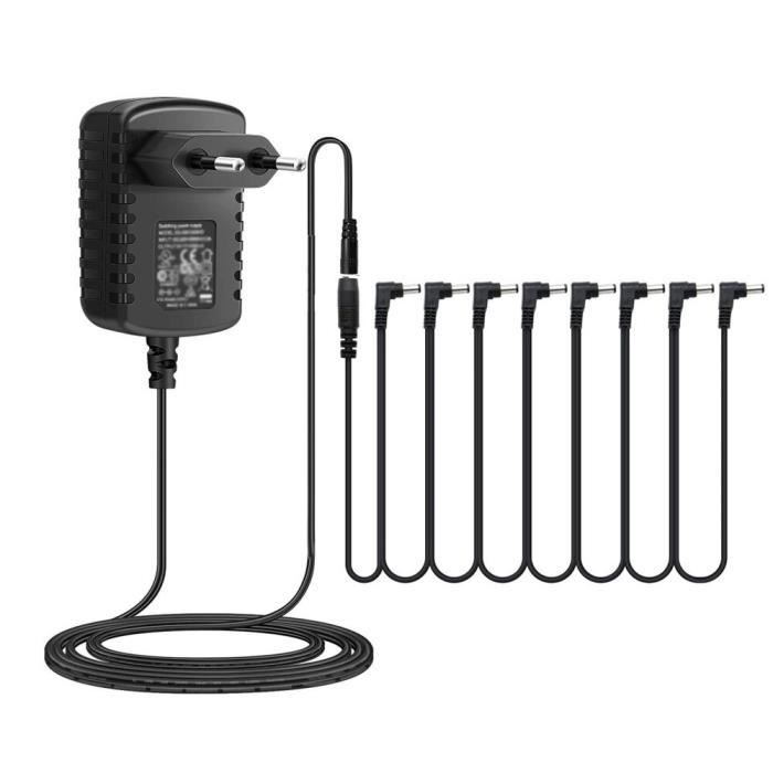 Alimentatore DC 9V 1A Affidabile E Compatibile Per Chitarra Per Pedali