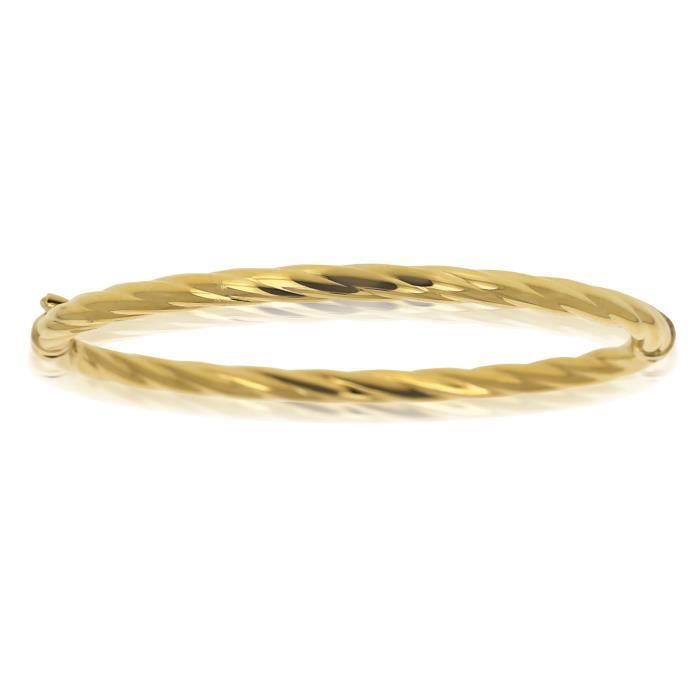 Bracelet torsade or 18 carats clearance
