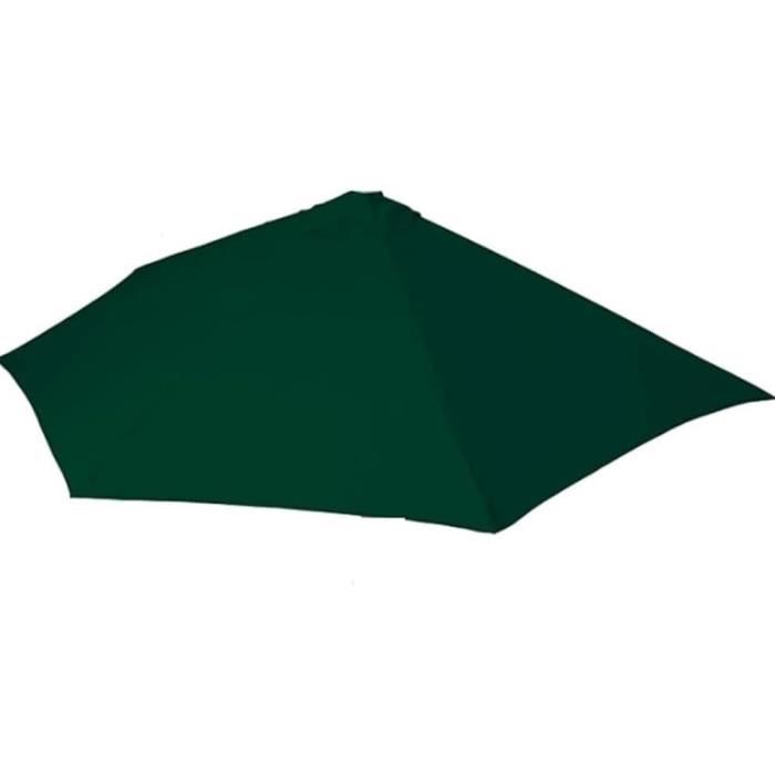 Toile De Rechange Demi-Parasol 270cm 5 Baleines - Housse Parasol Jardin Terrasse SKINCATE