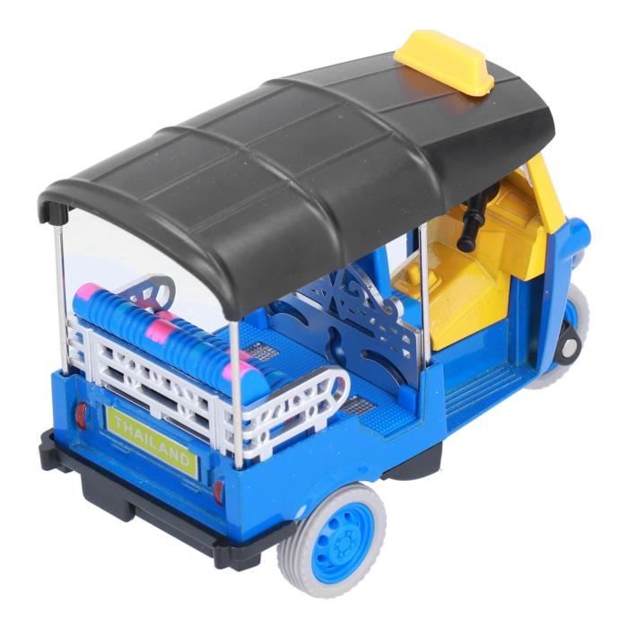 Jouet Tricycle Thaï Tuk Tuk à Tirer En Arrière - Modèle En Alliage, Voiture Miniature Interactive Pour Enfants - 10