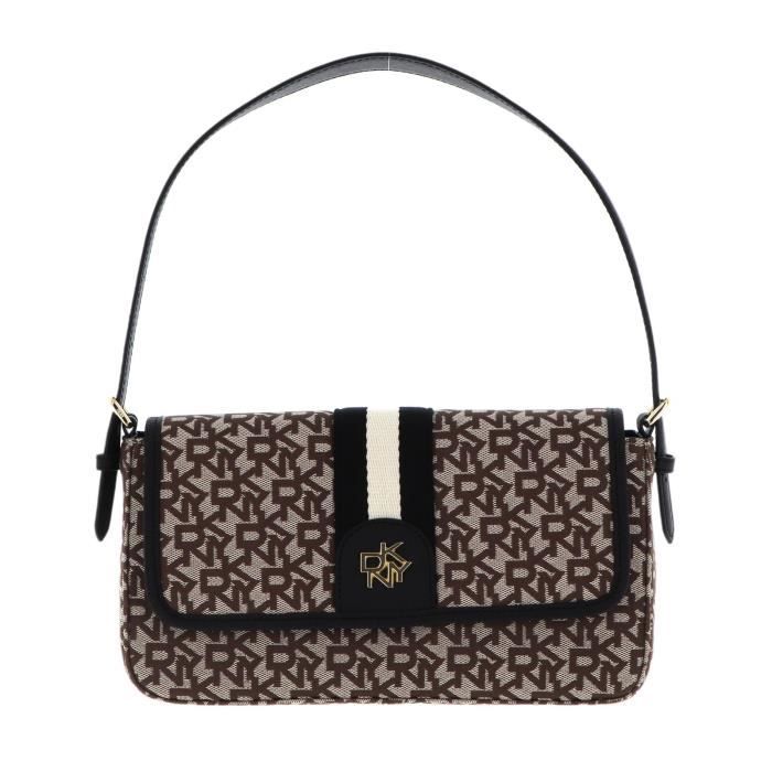 DKNY Sac à épaule bandoulière noir en cuir pour femme - Adria Crossbody