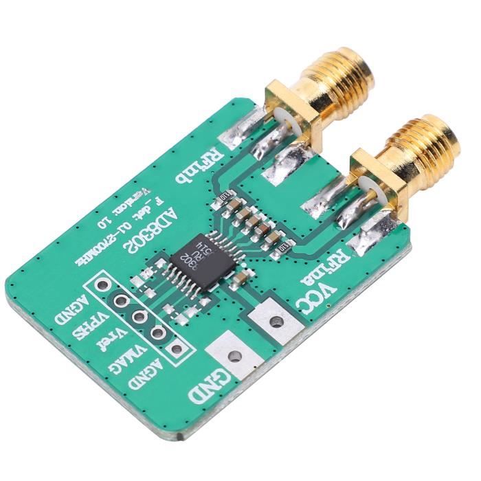 Détecteur De Puissance RF AD8307 - Plage -75 à +15 DBm, Connecteur SMA Femelle - Compact Et Prêt à L'Emploi - 13