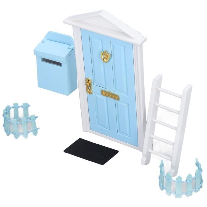 Mini Porte en Bois Petite Porte de Fée Porte en Bois Miniature Porte en Bois 1:12 Maison de Poupée Porte de Fée Mobilier de Maison de Poupée Modèle