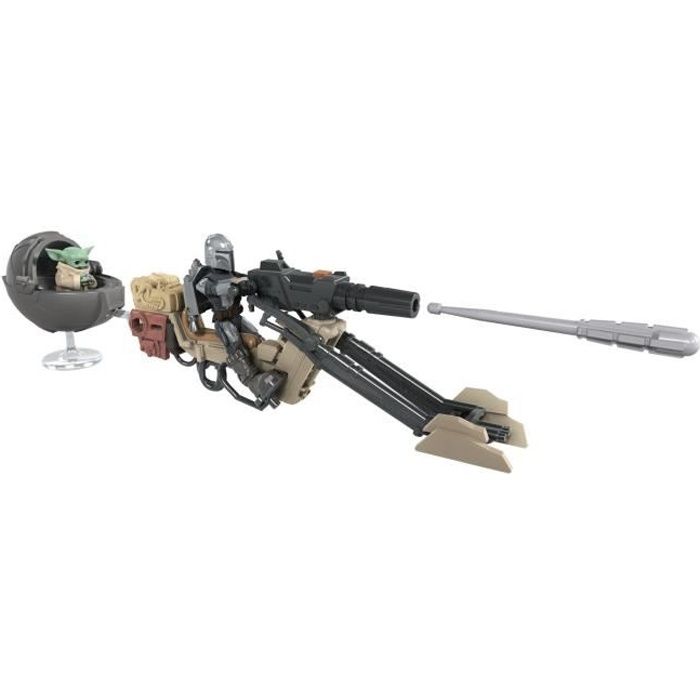 star wars mission fleet the mandalorian the child battle for the bounty vehicule et 2 figurines de 6cm achat vente robot animal anime sw the child bounty soldes cdiscount