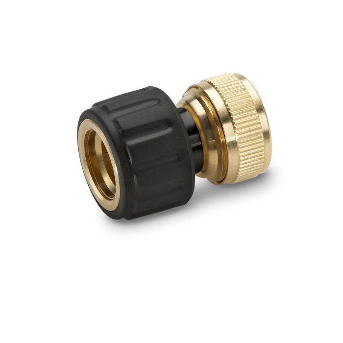 Karcher Raccord rapide laiton pour tuyaux de 13/15mm Aquastop - 26450170