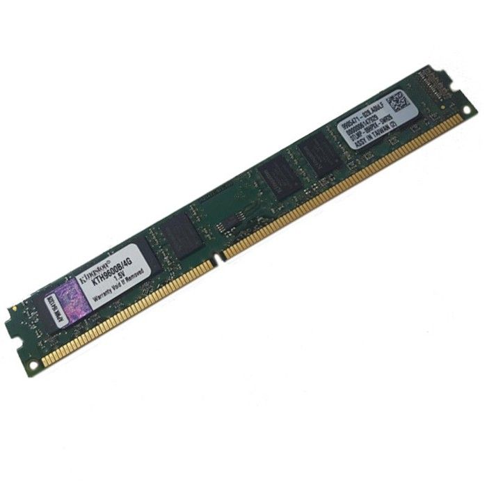 4Go Ram Kingston Kth9600B/4G Dimm Pc3-10600U Ddr3 2Rx8 Low Profile PC Bureau