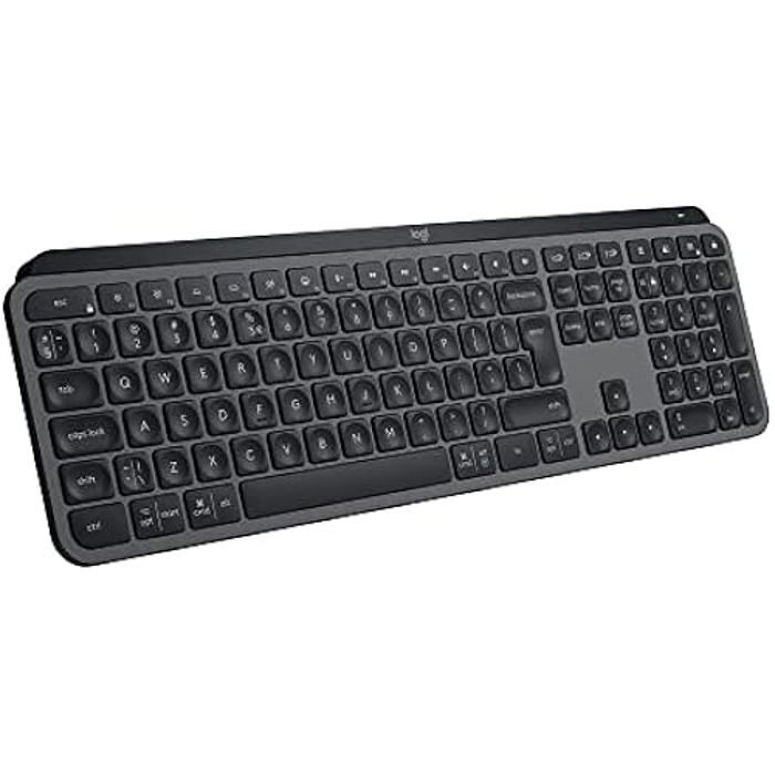 Clavier – LOGITECH – MX Keys S – Graphite – QWERTY – Bluetooth – Rétroéclairé