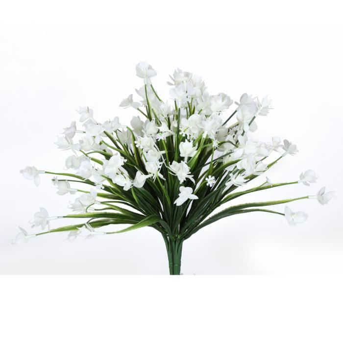 Orchidée Artificielle Faux Fleurs Résistant Aux UV, Faux Plantes pour