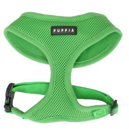 Harnais pour Chien - PUPPIA - Modèle Brun L - 100% Polyester - Confortable - Réglable