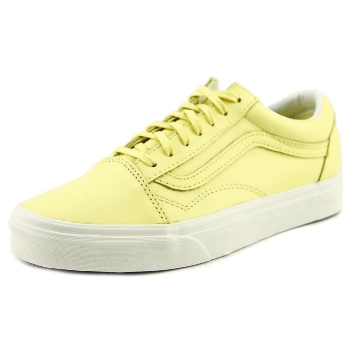 vans old skool jaune daim