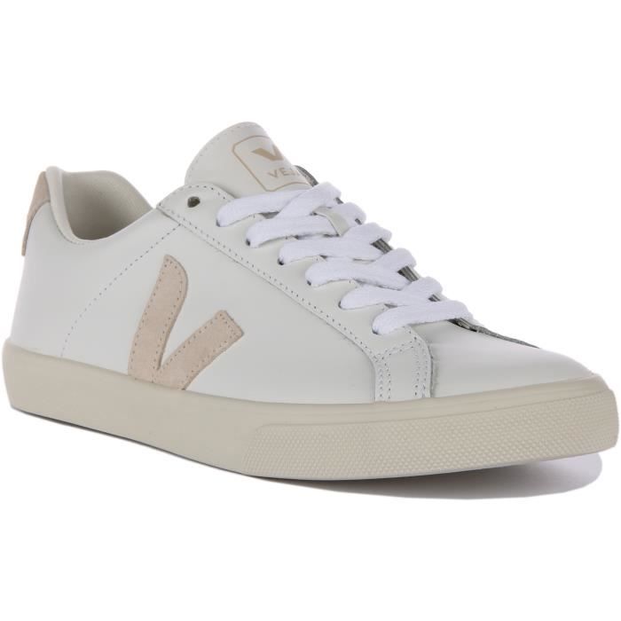 Baskets en cuir blanc pour femme Baskets en cuir blanc pour femme