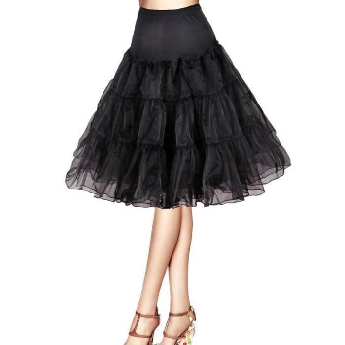 Jupon sous Robe Femme Années 50 A-Ligne Tutu Jupons