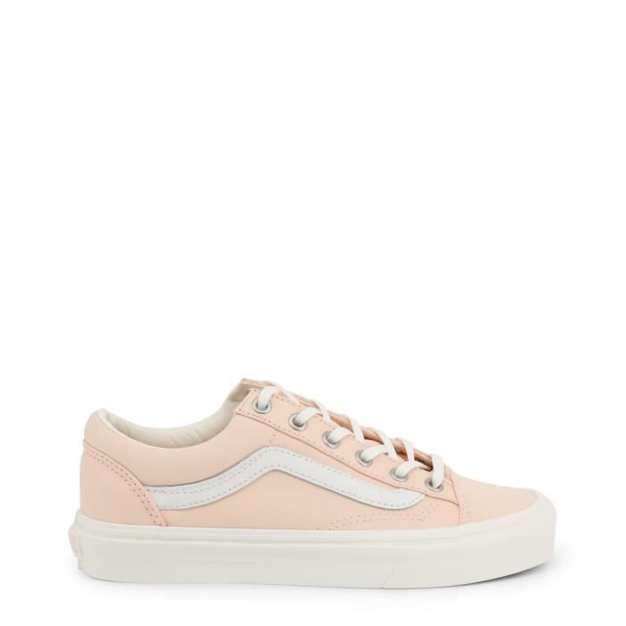 vans rose et blanche