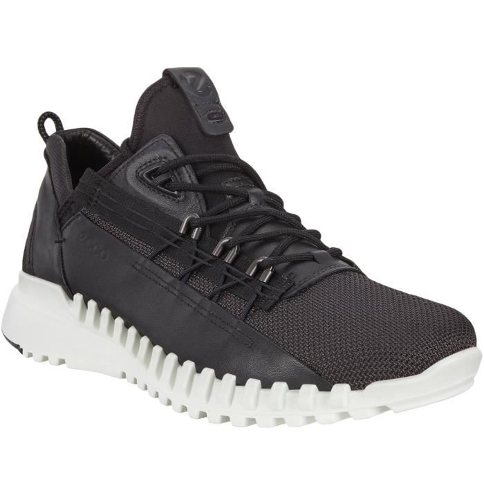 ECCO Baskets décontractées homme Ecco Zipflex à lacets - noir -