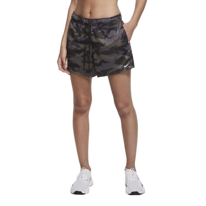 Short Nike Dri fit gris camo femme Gris Cdiscount Pr t Porter