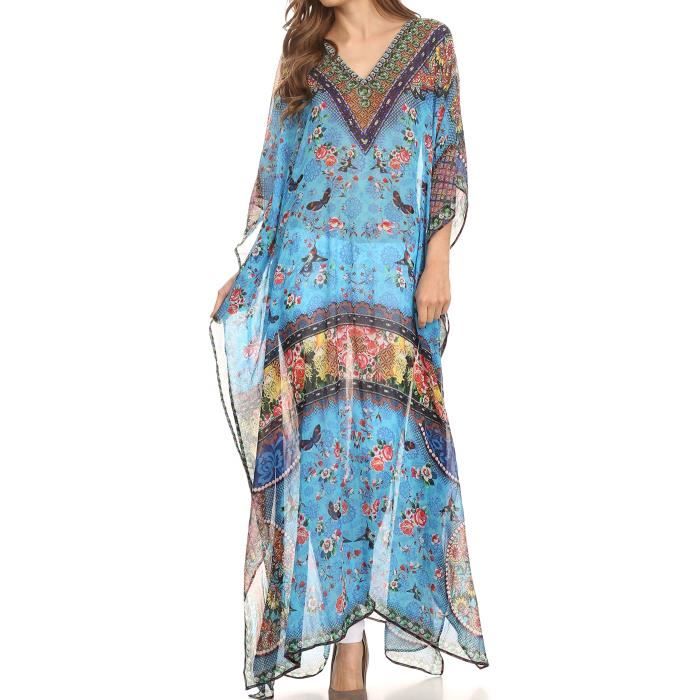 Burkini 3 Pièces Femme Musulmane – Haut Manches Longues Imprimé Fleuri + Pantalon De Natation, Confortable Et Modeste