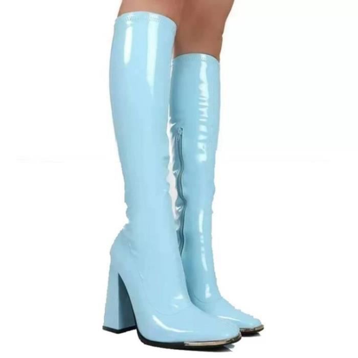 Bottes 2025 cuir bleu