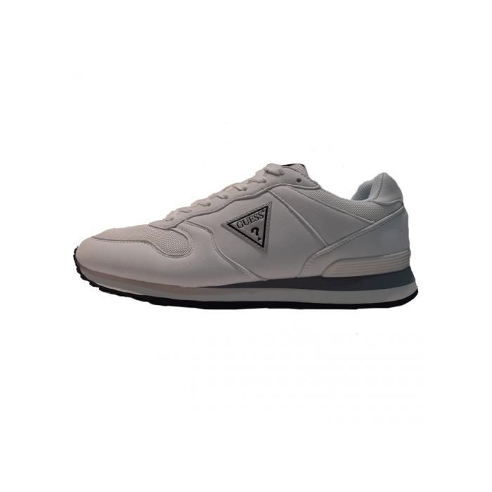 Basket Homme Guess blanche FM7REGFAB12 OOFWH Blanc Cdiscount