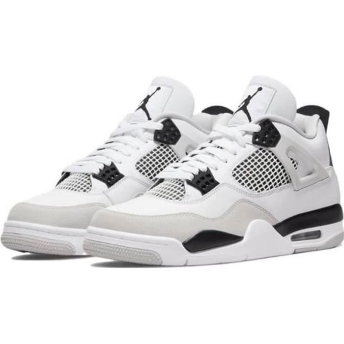 Basket NIKE Air Jordan 4 Retro University Chaussures de Basket AJ4 Femme Homme bleu Or Cdiscount Chaussures