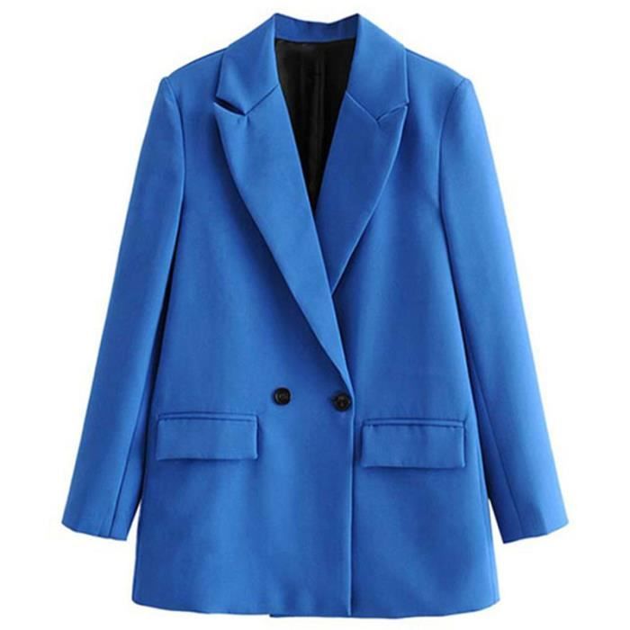 Blazer vintage élégant à manches longues