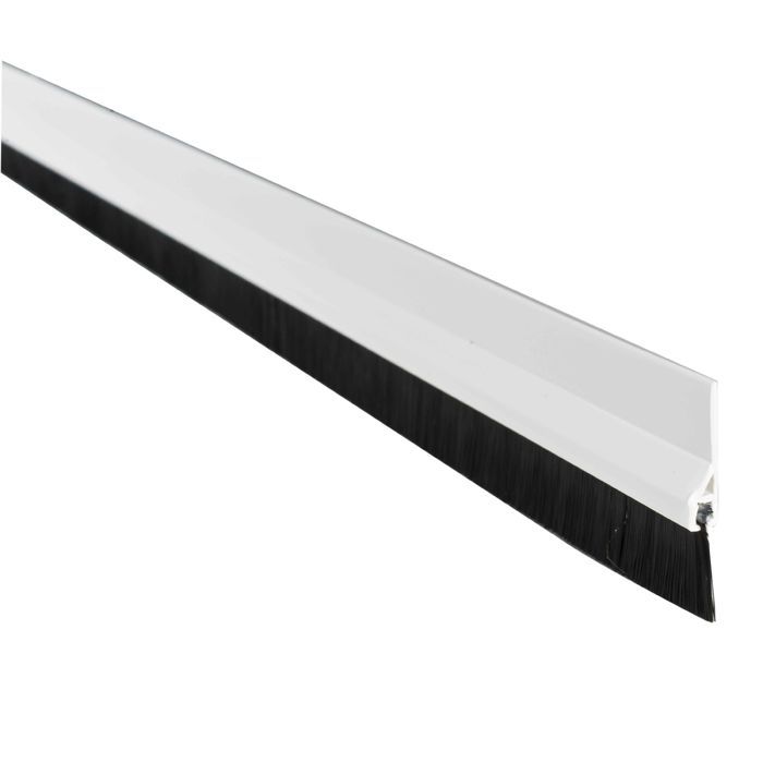 GEKO Bas de porte adhésif PVC + brosse - 98 cm - Blanc