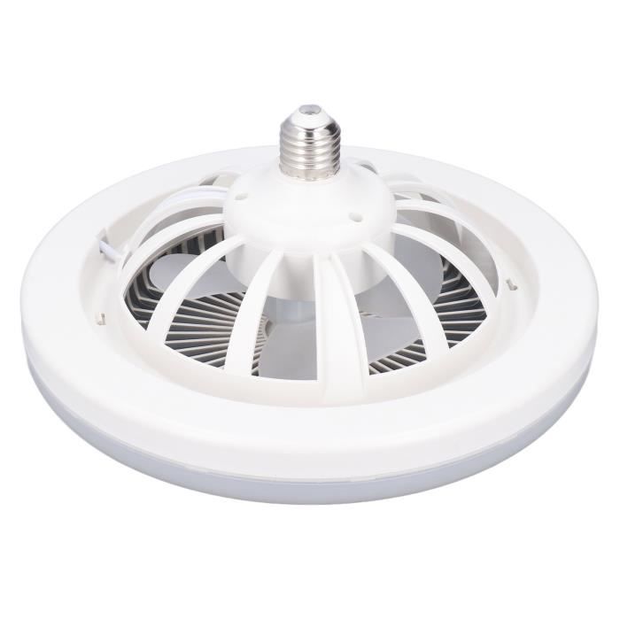 SALUTUYA lumière de ventilateur de plafond Lampe de ventilateur de plafond petite E27 30W lampe de ventilateur LED réglable
