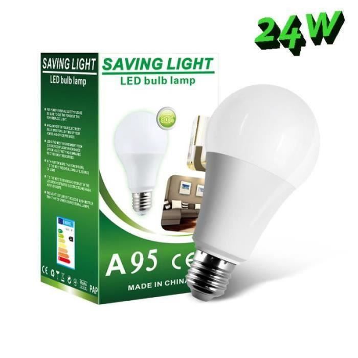 Longue Vie ES E27 6500K Lumière du jour blanc 2x 9 W Dimmable GLS DEL Ampoule Lampe 