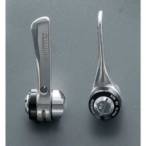 Shimano Downtube Shifters - Leviers De Vitesse Vintage Pour Cadre (28.6 Mm, Argent)