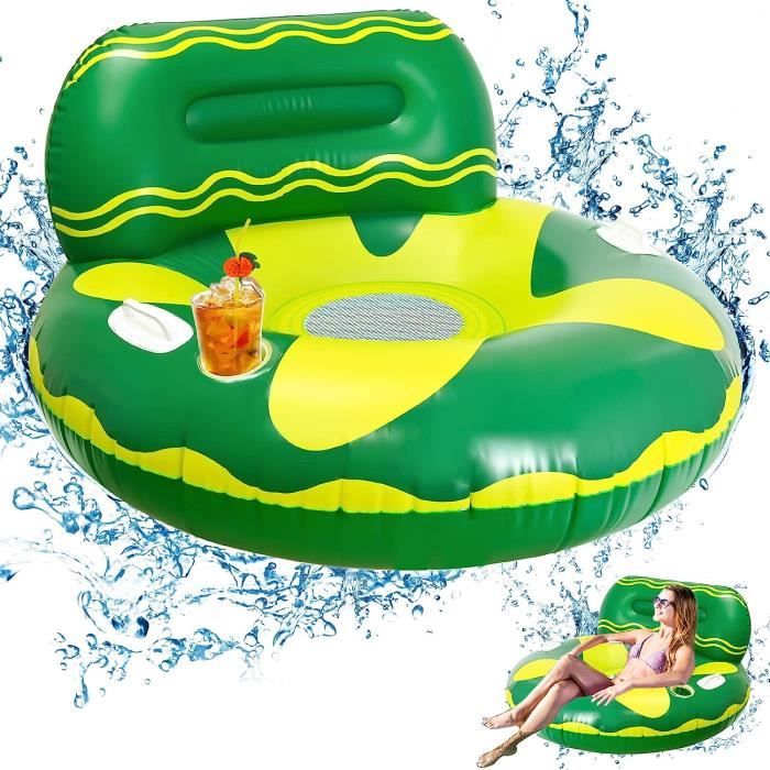 Lot De 2 Matelas Gonflables Piscine Dusor - Hamac 4 En 1 Pour été