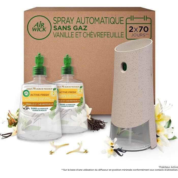 Airwick Desodorisant Maison Spray Automatique Sans Gaz Active