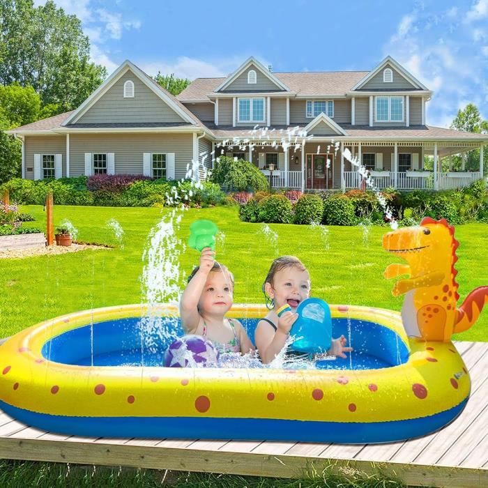 Jeu De Saut Musical Et Lancer D'anneaux Pour Enfants - Thème Dinosaure - Jeu D'extérieur Actif 3 En 1