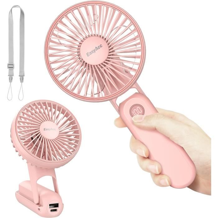 Ventilateur Portable, Climatiseur, 3 Vitesses, Rechargeable Par USB Adapte Aux Dortoirs Camping Bureaux 736 Pouces Blanc 4000 Mah 90378806
