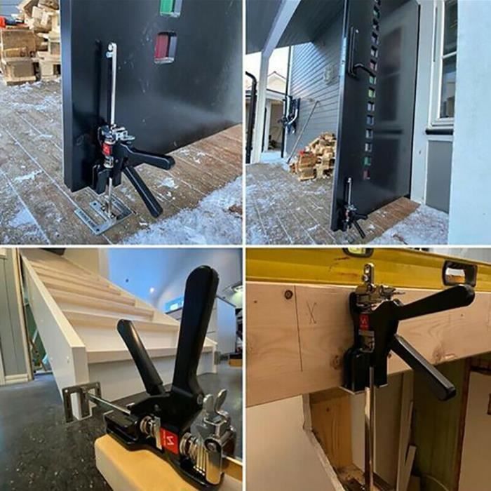 TMISHION Cric d'outil à main à bras Bras multifonctionnel, outil manuel, bras de cric, planches de porte, meuble pieces