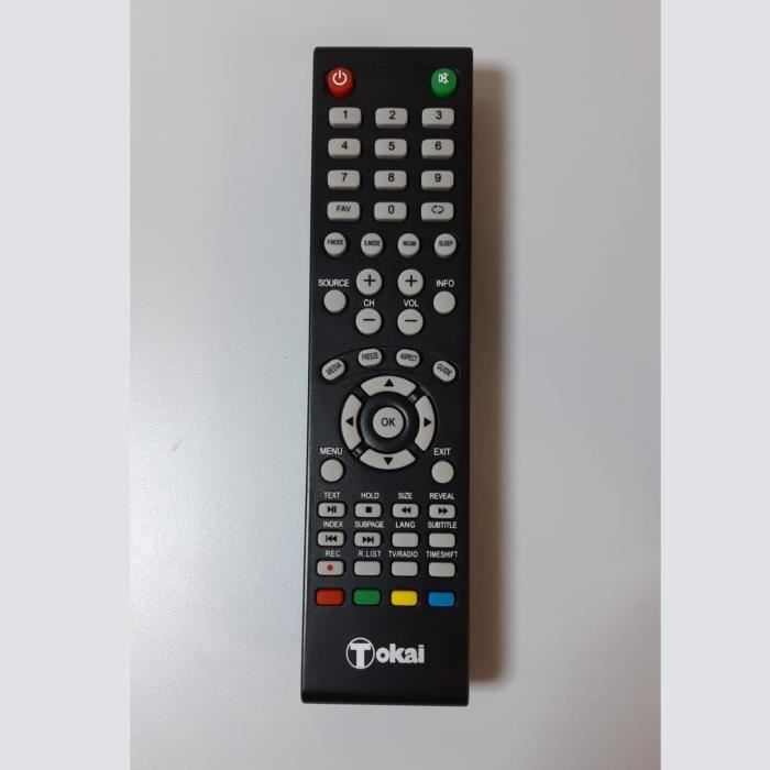 Télécommande D’origine Pour Téléviseurs TOKAI - Modèles TTE-28K2204K / TTE32K2704K, Neuve
