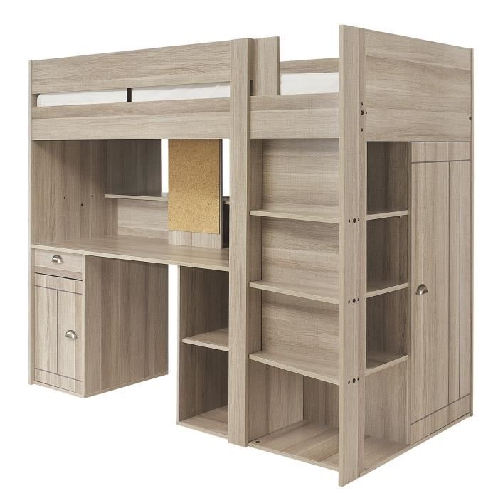 Cdiscount lit mezzanine 1 place clearance