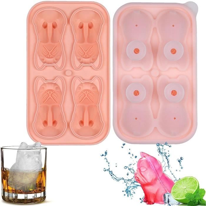 Moule à Glaçons, Bac à Glaçons Pour Amoureux Des Chiens De 8,62 Pouces, Moule à