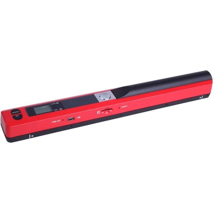 Scanner Portable A4 Haute Résolution Jusqu’à 1050 DPI – Numérisation Documents, Reçus, Photos, Carte SD 16 Go Incluse